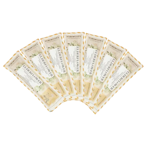 50 sáčků biologický sirup z bezových květů