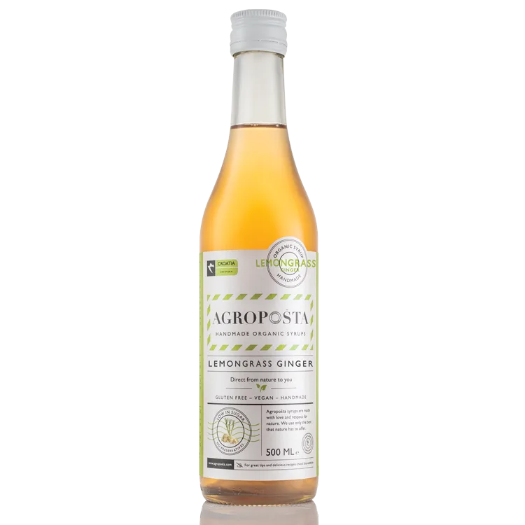 Organic Lemongrass-Ginger Syrup 500ml
