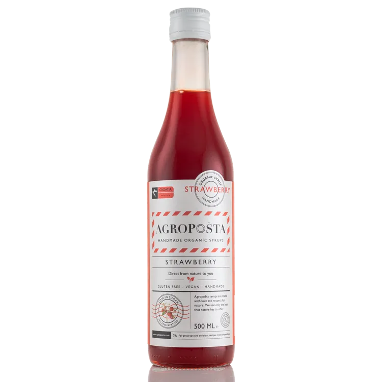 Sciroppo biologico di fragola 500ml